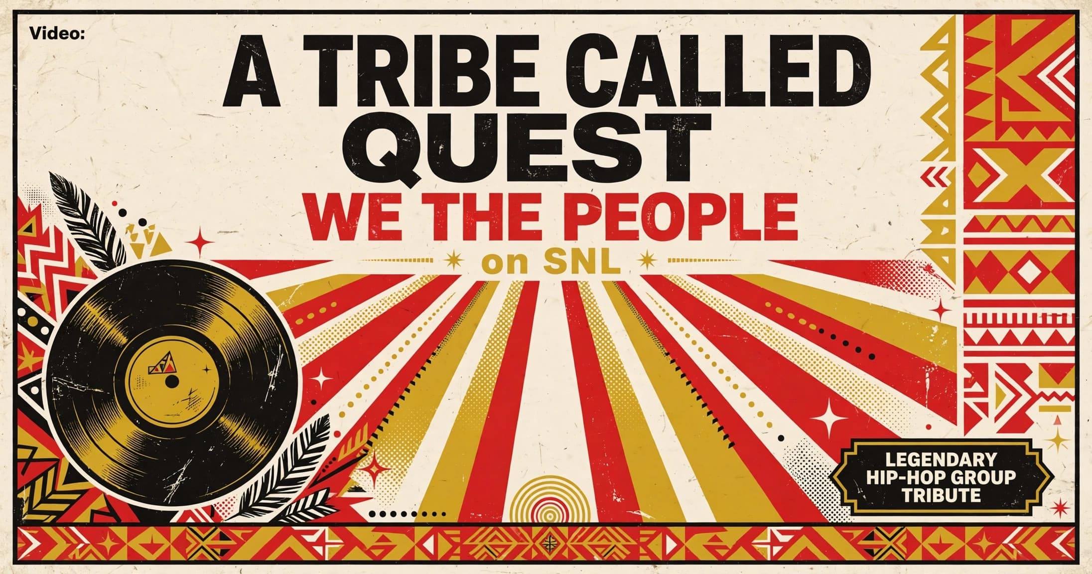 Video: A Tribe Called Quest – “We The People” on SNL