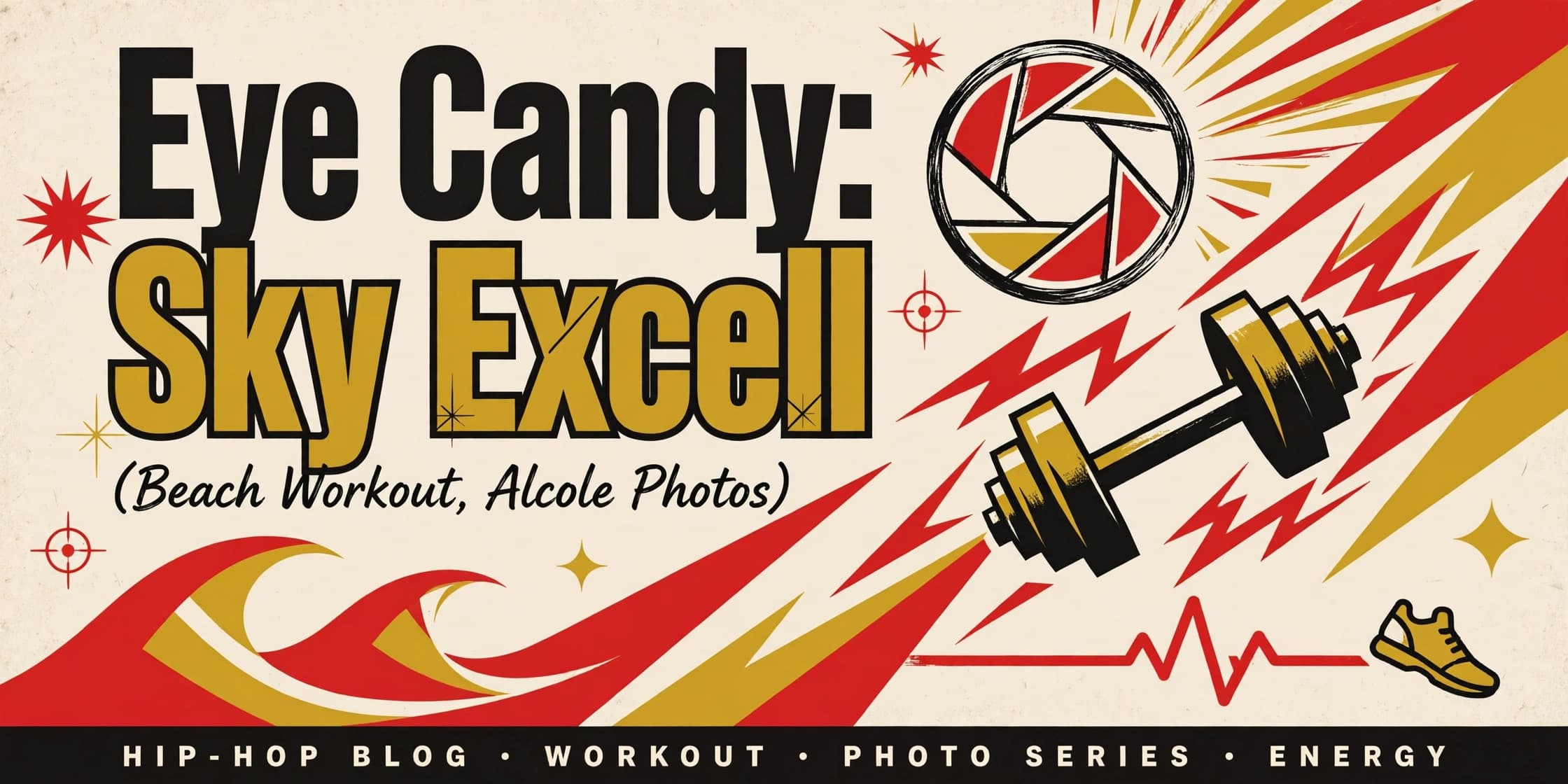 Eye Candy: Sky Excell (Beach Workout – Alcole Photos)