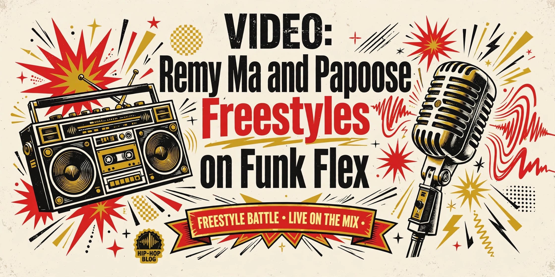 Video: Remy Ma & Papoose Freestyles on Funk Flex