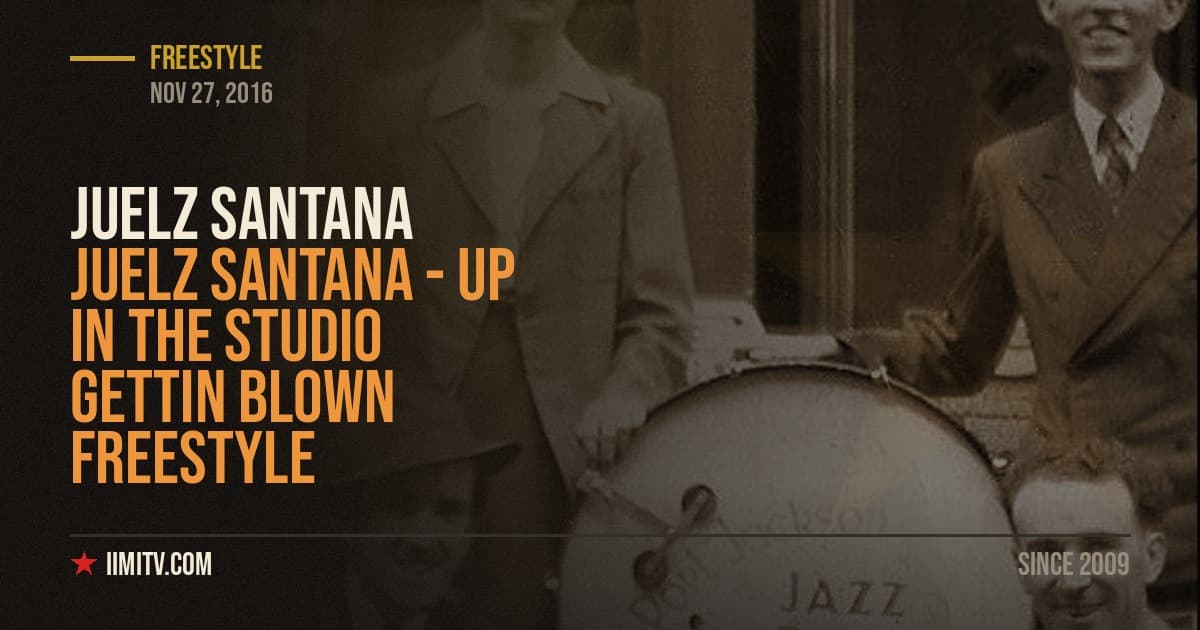 Video: Juelz Santana – Up In The Studio Gettin Blown Freestyle