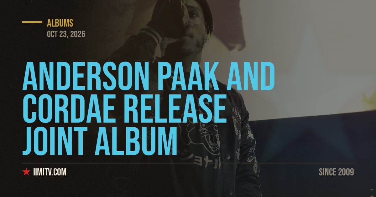 Anderson Paak And Cordae Release Joint Album