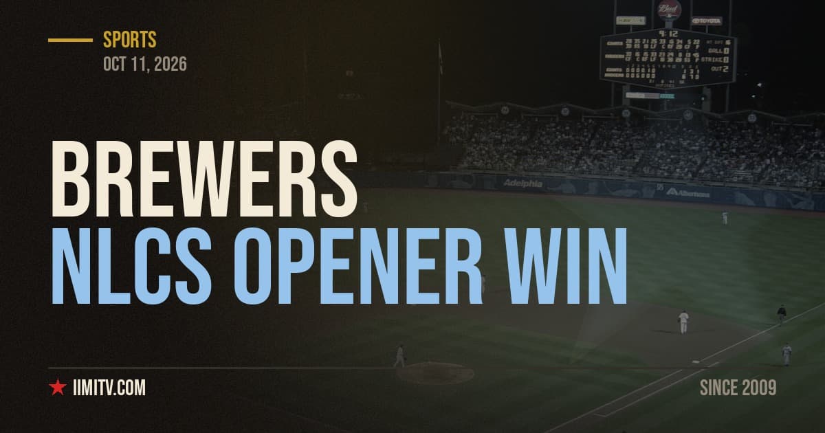 Brewers Edge Dodgers In NLCS Opener