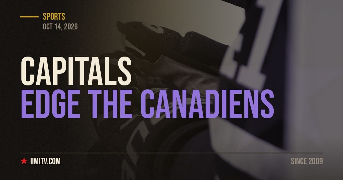 Capitals Edge Canadiens In Back And Forth Game