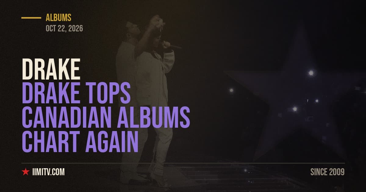Drake Tops Canadian Albums Chart Again