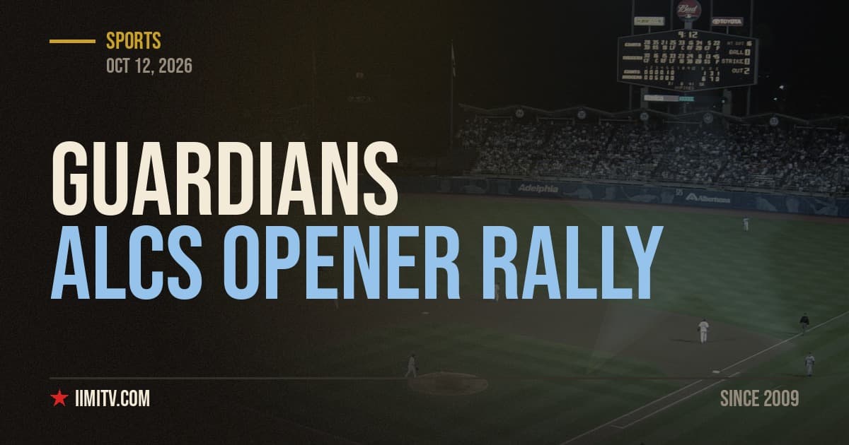 Guardians Rally Past Rays In ALCS Opener