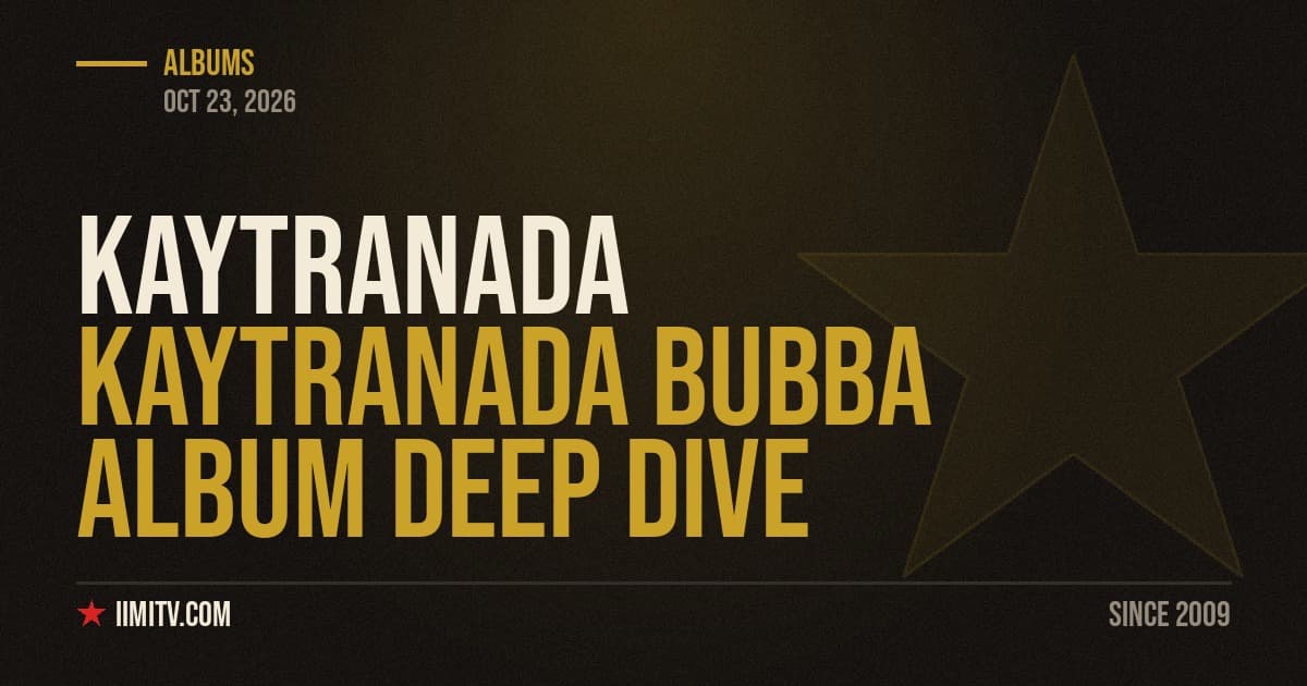 Kaytranada Bubba album deep dive branded cover art