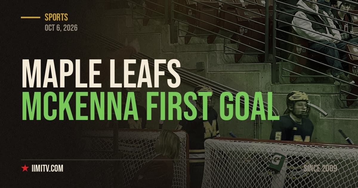McKenna Nets First Goal, Leafs Rally
