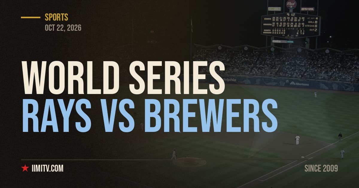 Rays Brewers World Series Starts Friday
