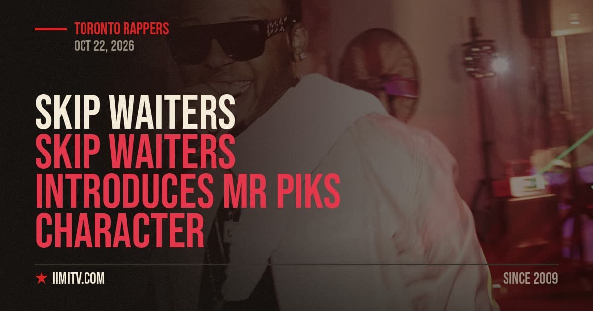 Skip Waiters Introduces Mr Piks Character