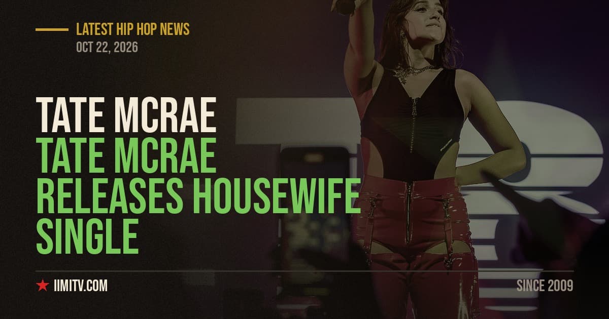 Tate McRae Releases Housewife Single