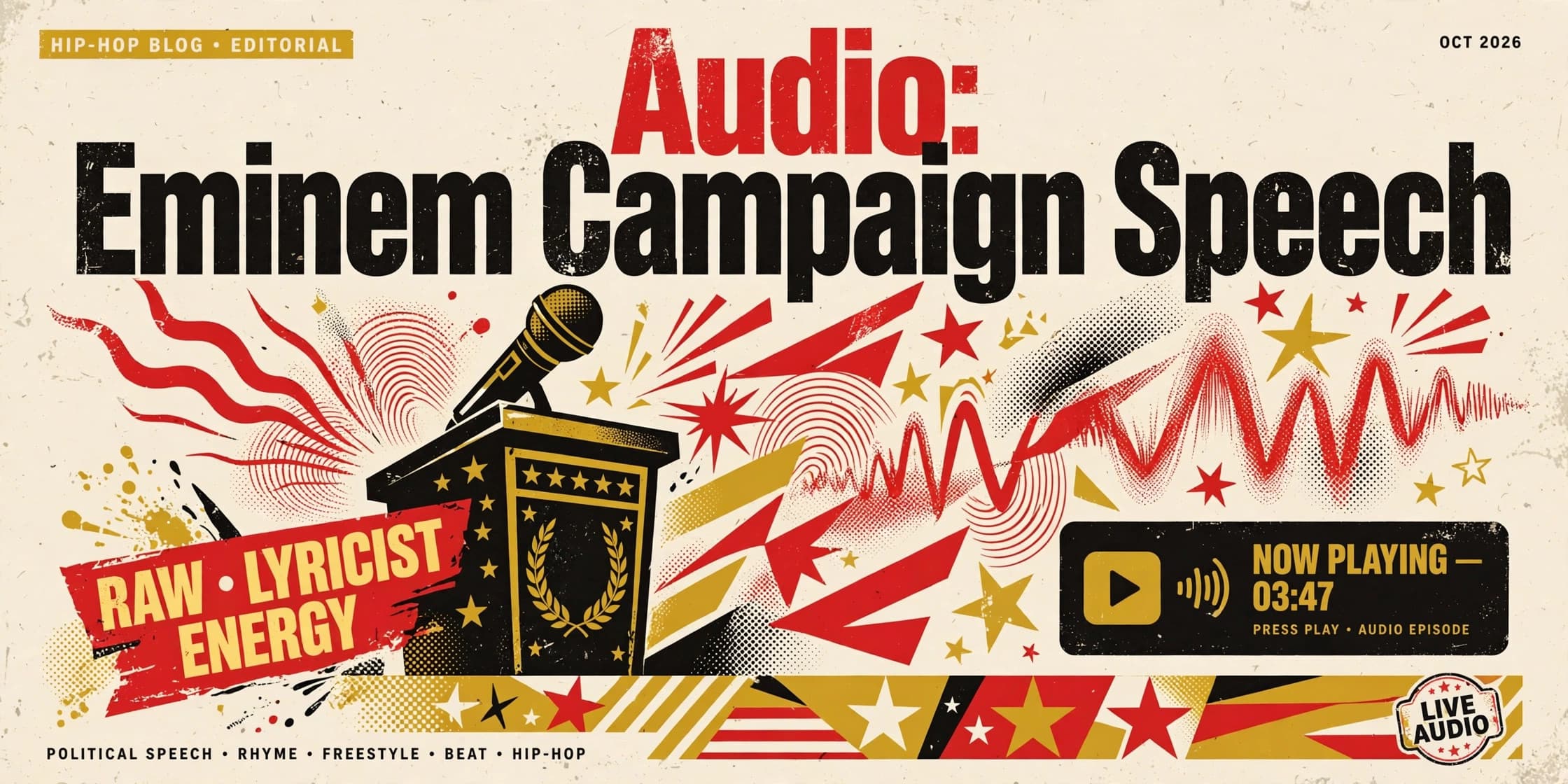 Audio: Eminem – Campaign Speech
