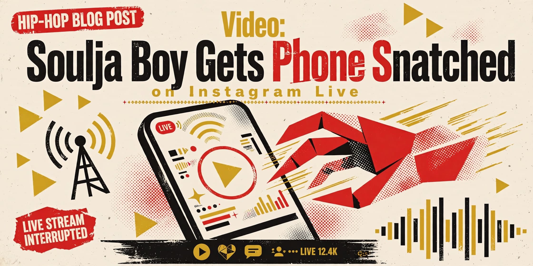 Video: Soulja Boy Gets Phone Snatched on Instagram Live in His ‘Own Hood’