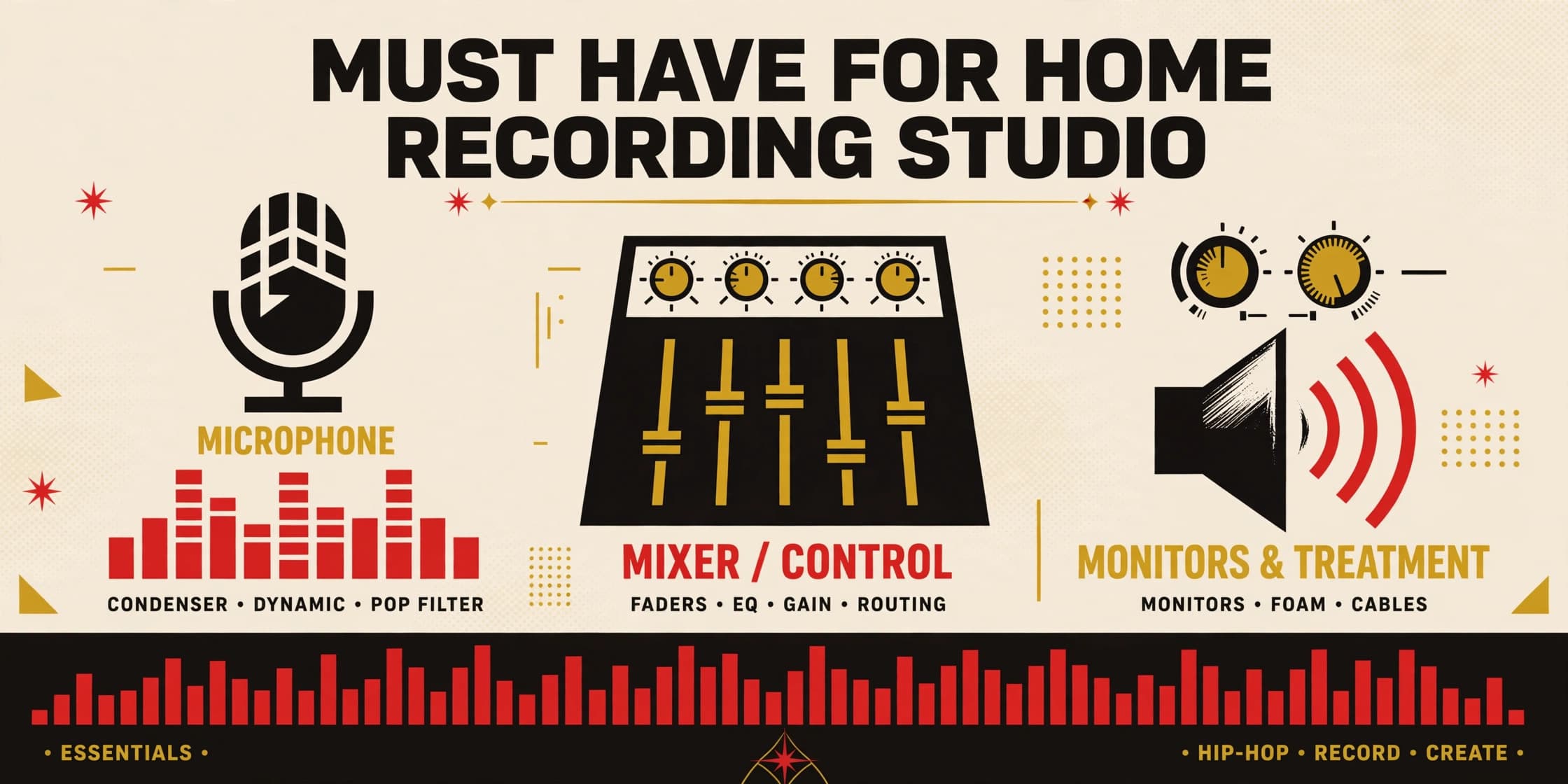 Must Have for Home Recording Studio