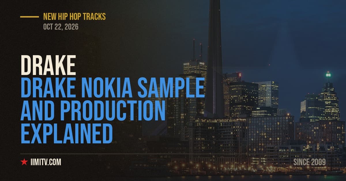 Drake NOKIA Sample And Production Explained