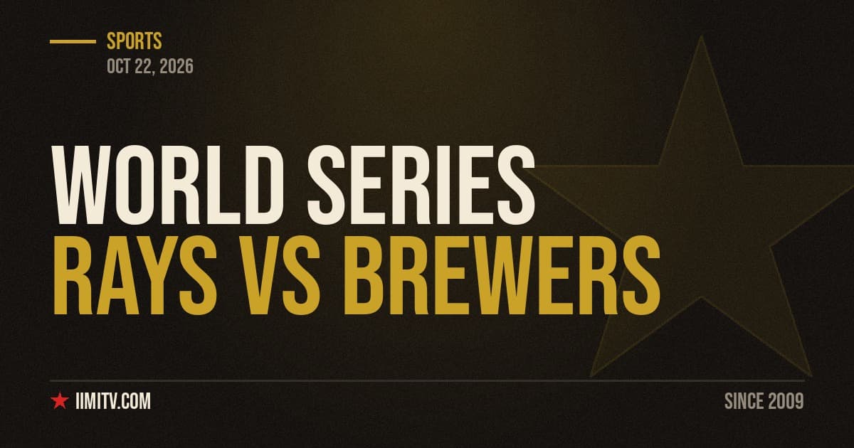 Rays Brewers World Series Starts Friday